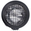 Miniatyrbilde 1 av 8: 120W 6 tommers rund frontlykt i retro-stil med grillbeskyttelse, universell for motorsykkel