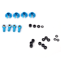Miniatyrbilde 4 av 8: Link Rod End Kuleledd RC Reservedeler Tilbehør for 1-10 ECX 2 Wheel Drive RC CarBlue ECX1038B