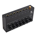 Miniatyrbild 2 av 8: Ljudmixer Ultra Compact Metal Low Noise 6 Channel Stereo Line Mixer för Studio Scen Small Clubs Bar 100 till 240V EU-kontakt
