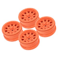 Miniatyrbilde 4 av 8: 1,9 tommers hjulfelger RC Beadlock Wheels Felger for Axial SCX10 for Traxxas 1/10 RC Crawler Cars Oransje