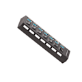 Pikkukuva 3 / 8: USB 3.0 Hub Yksittäinen 7 Portin Nopea USB2.0 USB1.1 Yhteensopiva USB-datakeskitin LED-merkkivalolla Windows XP 7 8:lle
