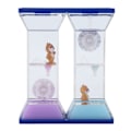 Miniatyrbilde 5 av 8: Fargerik Liquid Motion Bubbler Sandtimer for sensorisk lek og skrivebordsdekorasjon