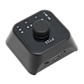 Miniatyrbillede 5 af 8: Bluetooth-fodpedal til bladvending - Genopladelig trådløs multimedie-controller med tastafbryder til computer, telefon - Sort
