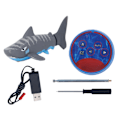 Miniatyrbilde 1 av 8: Minifjernkontroll Toy Shark Elektrisk RC Hai Bassenleke for Barn over 6 år Grå