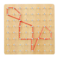 Pikkukuva 1 / 4: Pegboard-tila mielikuvitus lelu varhaislapsuuden matematiikan opetus apulelu pegboard