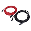 Pikkukuva 2 / 8: 2kpl 12AWG 4mm² aurinkopaneelin jatkojohto Musta Punainen Aurinkoadapterin jatkojohto naarasliittimellä 1000VDC 10m / 32.8ft