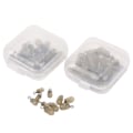 Miniatyrbilde 5 av 8: 40 stk Carp Fishing Swivel Connector Carp Bait Cage Hårrigg Stoppperler Fiskeredskap Tilbehør