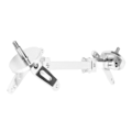 Miniatyrbilde 2 av 8: 179 mm RC styrende foraksel aluminiumslegering Sølv RC biloppgraderingsdel for Tamiya 1/14