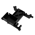 Miniatyrbild 4 av 8: RC Fixed Servo Mount Bracket Ersättning för SCX6 1/6 Aluminium Legering Servo Fixed Bracket Svart