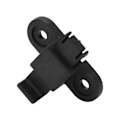 Miniatyrbillede 6 af 8: Båd Quick Release Slide Lock ABS Sort Kajakker Fodpedaltilbehør til kanofiskebåd