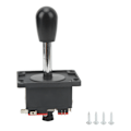 Miniatyrbilde 1 av 8: Arcade joystick svart ovalt kulehode Klassisk DIY-håndtak joystick for spillemaskin