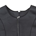 Miniatyrbillede 8 af 8: Mand Midjetræning Lynlås Træning Sved Sauna Mavekontrol Justerbart Bælte Body Shaper Vest til Gåtur Ride Løb Body Building Sort XL