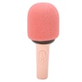 Miniatyrbild 8 av 8: Trådlös Bluetooth-mikrofon HiFi One Piece Portable Handheld Mic-högtalare med 5 Ambient Light Modes för Home Kid Vuxen Rosa
