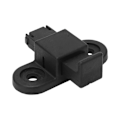 Miniatyrbillede 8 af 8: Båd Quick Release Slide Lock ABS Sort Kajakker Fodpedaltilbehør til kanofiskebåd