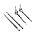 Miniatyrbilde 2 av 8: RC Bil Foran Bak CVD Drivaksel Messing Forlengelse Drivadapter Combiner Drivaksel for Traxxas 1/18 Sølv
