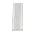 Miniatyrbillede 5 af 8: M.2 NVME SSD Kabinet 10Gbps Højhastigheds Aluminiumlegerings Plug and Play NVMe SATA M.2 Kabinet til 2230 2242 2260 2280mm Sølv med TypeC/A/C Kabel