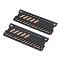 Miniatyrbillede 4 af 8: Hukommelseskøling Køleplade Grafen Hurtig Ledning Stabil Holdbar Kobber Køleplade til DDR4 DDR5 Laptop Hukommelse 2 stk