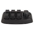 Miniatyrbilde 8 av 8: 6 Tasters Mini Tastatur med Knott Programmerbar Dobbel Modus Tilkobling Generell Enhånds Mekanisk Tastatur for Gaming Svart