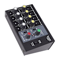 Miniatyrbillede 5 af 8: Mini Lydmixer 8 Ind 2 Ud 4 Kanal Stereo og 8 Kanal Mono Mikrofon Linjemixer til Studie Scene Små Klubber Bar 100 til 240V EU-stik