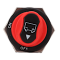 Miniatyrbillede 7 af 8: 12‑32V Batteri Afbryderkontakt 2 Positioner Mini Batteri Tænd/Sluk Kontakt med 6AWG Kabel til Bil RV Yacht
