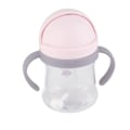 Miniatyrbilde 4 av 8: 250 ml halmkopp lekkasjesikker myk tut Nydelig mønster Lett å gripe Sippy-flaske for babybarn