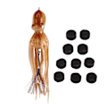 Miniatyrbillede 1 af 8: Octopus Simulering Fiskerigge Kjol Trolling Fiske Lokkemad Jigs med fangstfarve til ferskvand havvand