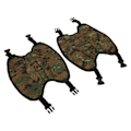 Pikkukuva 2 / 8: 1 pari pilkkipolvisuojat Camouflage pehmustetut joustavat ulkoilu talvi polvisuojat