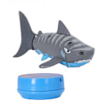 Miniatyrbilde 7 av 8: Minifjernkontroll Toy Shark Elektrisk RC Hai Bassenleke for Barn over 6 år Grå