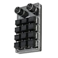Miniatyrbilde 6 av 8: Mini Tastatur 1 Hånds Mekanisk Tastatur Kablet USB Programmerbar Makro 12 Taster 2 Knotter RGB Lys Blå Bryter PC Universal