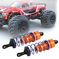 Miniatyrbillede 5 af 8: 2 stk. 92 mm RC olietryksjusterbar forreste støddæmper Passer til ZD Racing 7358 1/10 RC CarOrange