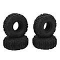 Miniatyrbillede 8 af 8: 4 stk. RC Crawler Dæk Fleksibel universel udskiftning RC Gummi Dæk Skin til 2,2 tommer store hjul