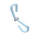 Miniatyrbillede 2 af 8: Hoftetræner Stål NBR PP Ergonomisk design Bærbar elastisk lårtone træning til postpartum rehabilitering Blå