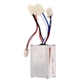 Miniatyrbillede 5 af 8: 12V 250W motorhastighedsregulator Børstet med 3 ledninger Aluminiumskal Motorhastighedskontrolboks til elcykler
