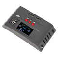 Pikkukuva 8 / 8: Aurinkolataussäädin MPPT Tracking Lataus 12V 24V Automaattinen sovitus LCD-aurinkopaneelisäädin 2 DC USB 10A:lla