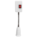 Miniatyrbild 5 av 8: All Direction Extension Adapter Extension Socket Converter E27 Socket Converter med strömbrytare EU-kontakt AC110‑220V