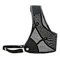 Miniatyrbilde 1 av 8: Bueskyting Brystbeskyttelse Svart PET og kuskinn Jaktbrystbeskyttelse for skyting Recurve Bow M