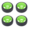 Pikkukuva 2 / 8: 4 KPL 1/8 GT RC-pyörät Vahva pito Maantiekilpa-ajorenkaat Kestävät maantiepyörät 17 mm:n adapterilla Vihreä