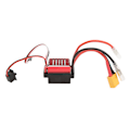 Pikkukuva 7 / 8: 60A Harjattu ESC XT60-liitin 6V 2A BEC-lähtö 1/10 RC Autoharjattu sähköinen nopeussäädin Traxxasille HSP:lle Redcatille