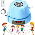 Miniatyrbillede 2 af 4: Automatisk hoppe træner automatisk sjippemaskine genopladelig fitness sjippeøvelse Blue