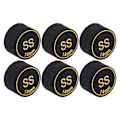 Pikkukuva 4 / 8: 6 kpl Pool Cue Tips Ammattimaiset monikerroksiset biljardipool-cue-tipsit Vaihto pool-cue- ja snooker-keppeihin 14mm SS