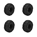 Miniatyrbillede 5 af 8: 4 stk. RC Crawler Dæk Fleksibel universel udskiftning RC Gummi Dæk Skin til 2,2 tommer store hjul