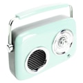Pikkukuva 4 / 8: Retro Radio Bluetooth -kaiutin, kannettava HiFi-stereokaiutin, söpö vanhanaikainen radiokaiutin juhliin, ulkokäyttöön, mintunvihreä
