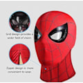Miniatyrbild 3 av 5: Spider-Man huvudbonad rollspel rörliga ögon elektronisk mask Spider-Man 1:1 käkkontroll elastisk leksak vuxna barn present