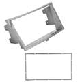 Miniatyrbillede 2 af 8: 2‑DIN Bilstereo Radio Facia 173x98mm Instrumentbræt Ramme Udskiftning til Legacy 2009‑2014