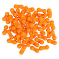 Miniatyrbilde 1 av 8: 50 stk Fiske Dobbel Rangle Metall Havfiske Attraktor Bell Beads med plastetui for å lokke fisk oransje
