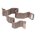 Miniatyrbilde 2 av 8: Smartwatch-reim i rustfritt stål Smartwatch-armbåndserstatning for HUAWEI GT2 18 mm roségull