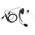 Miniatyrbillede 3 af 8: Enkelt Øre Kablet Headset Støjreducerende HD Opkald Telefon Headset til Call Center Kontor Virksomhed Online Kursus USB Interface