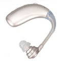 Miniatyrbild 2 av 8: Single Sound Amplifier Hörlurar Laddningsbar Bluetooth Sound Aid Förstärkare Öronsnäcka för filmtittande Silver