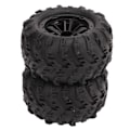 Miniatyrbild 4 av 8: 2 st 85mm RC-bildäck 47mm Bredd 12mm Hexadapter Gummibilbytesdäck för SCY 16101 16102 1/16 RC-bil