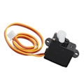 Miniatyrbillede 5 af 8: Sort RC Helikopter Servo Plast Servo Udskiftning Letvægts Reservedele RC Digital Servo til WLToys XK A160 A280 RC Fly